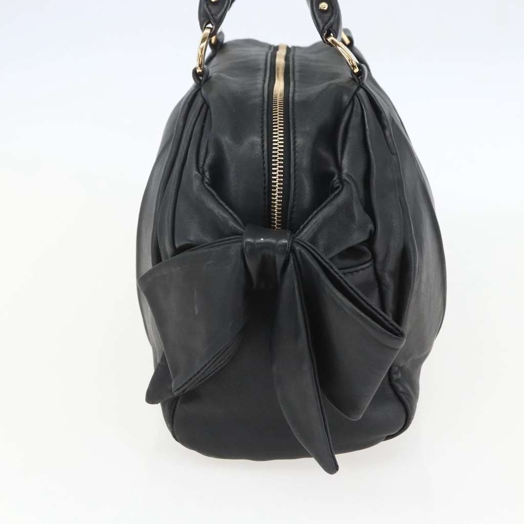 Salvatore Ferragamo Vala Handbag Black Leather Good condition - Model View