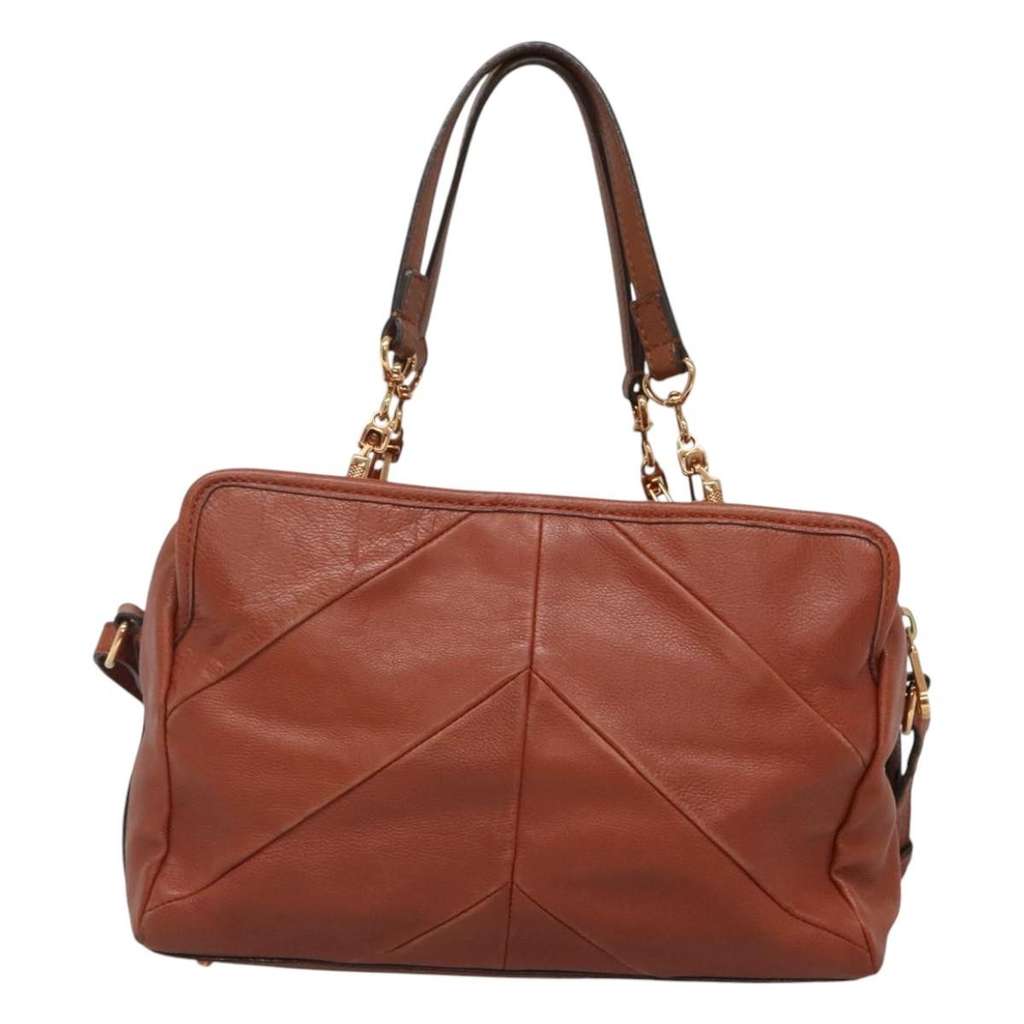 Chloe Elsie Satchel Brown Leather Good condition - Back View