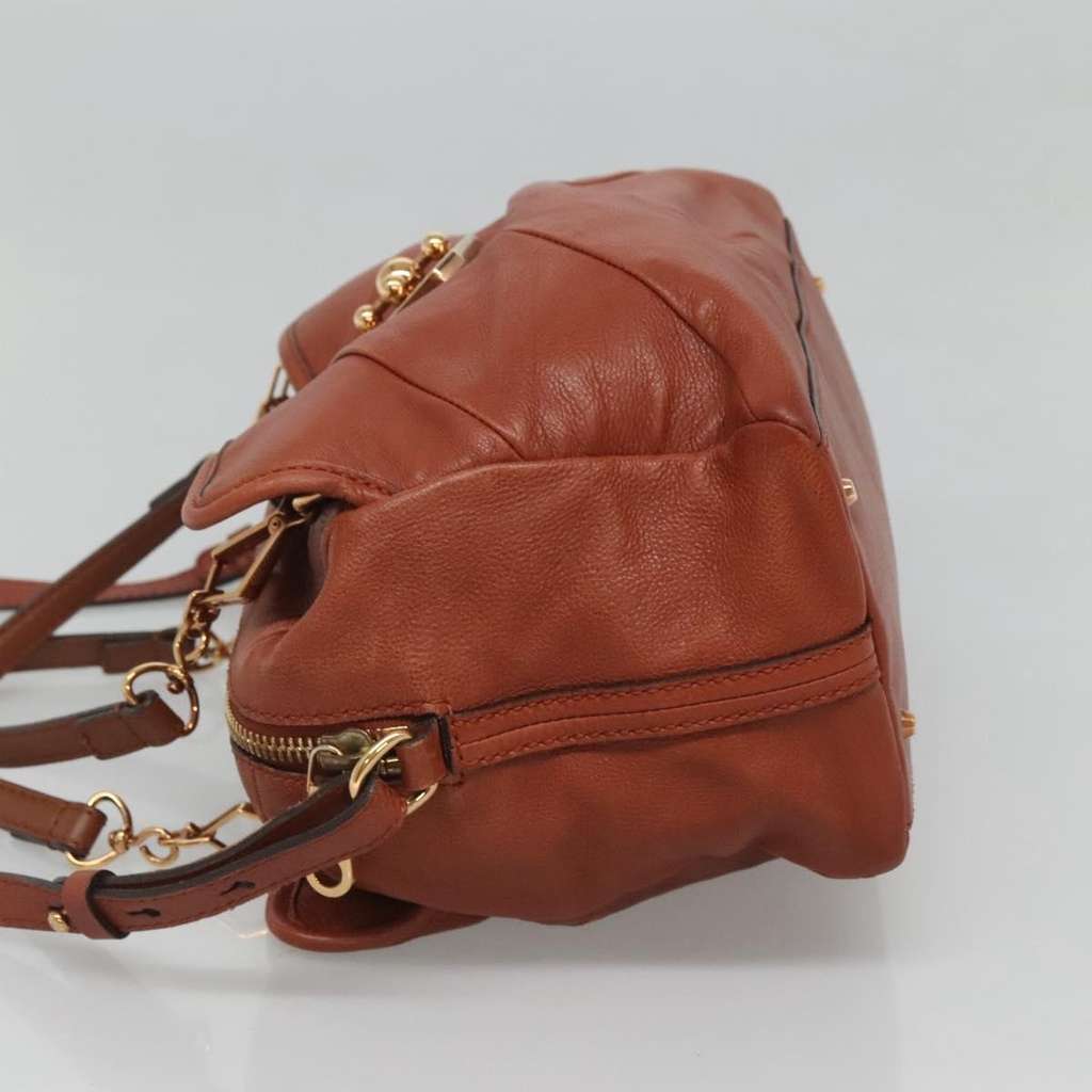 Chloe Elsie Satchel Brown Leather Good condition - Inside View