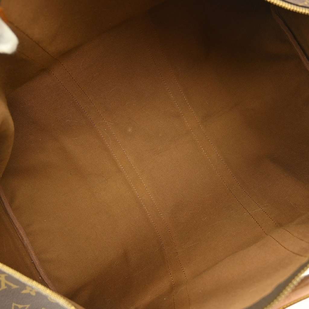 Louis Vuitton Keepall Bag Brown Canvas Fair condition - Inside View