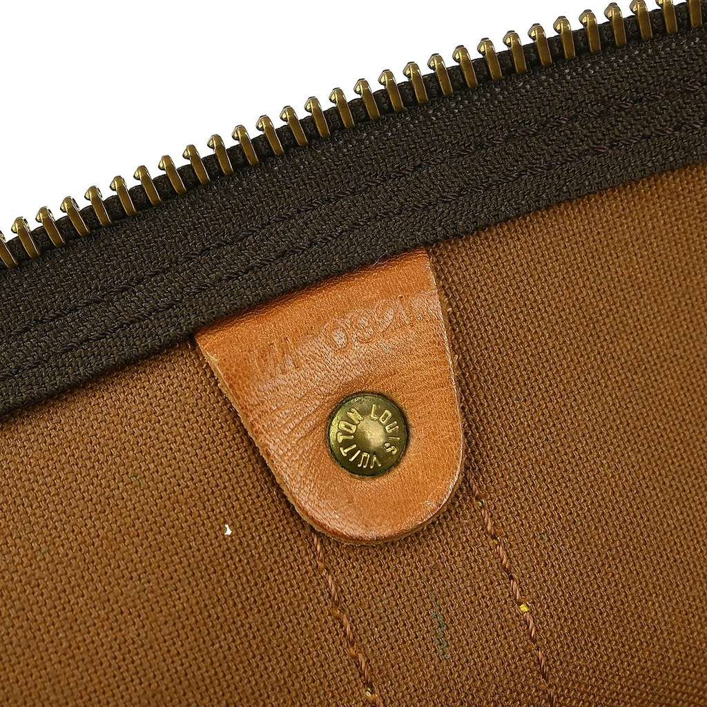 Louis Vuitton Keepall Bag Brown Canvas Fair condition - Box View