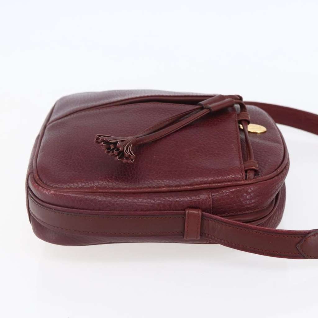 Cartier Must de Cartier Shoulder Bag Burgundy Leather Good condition - Model View