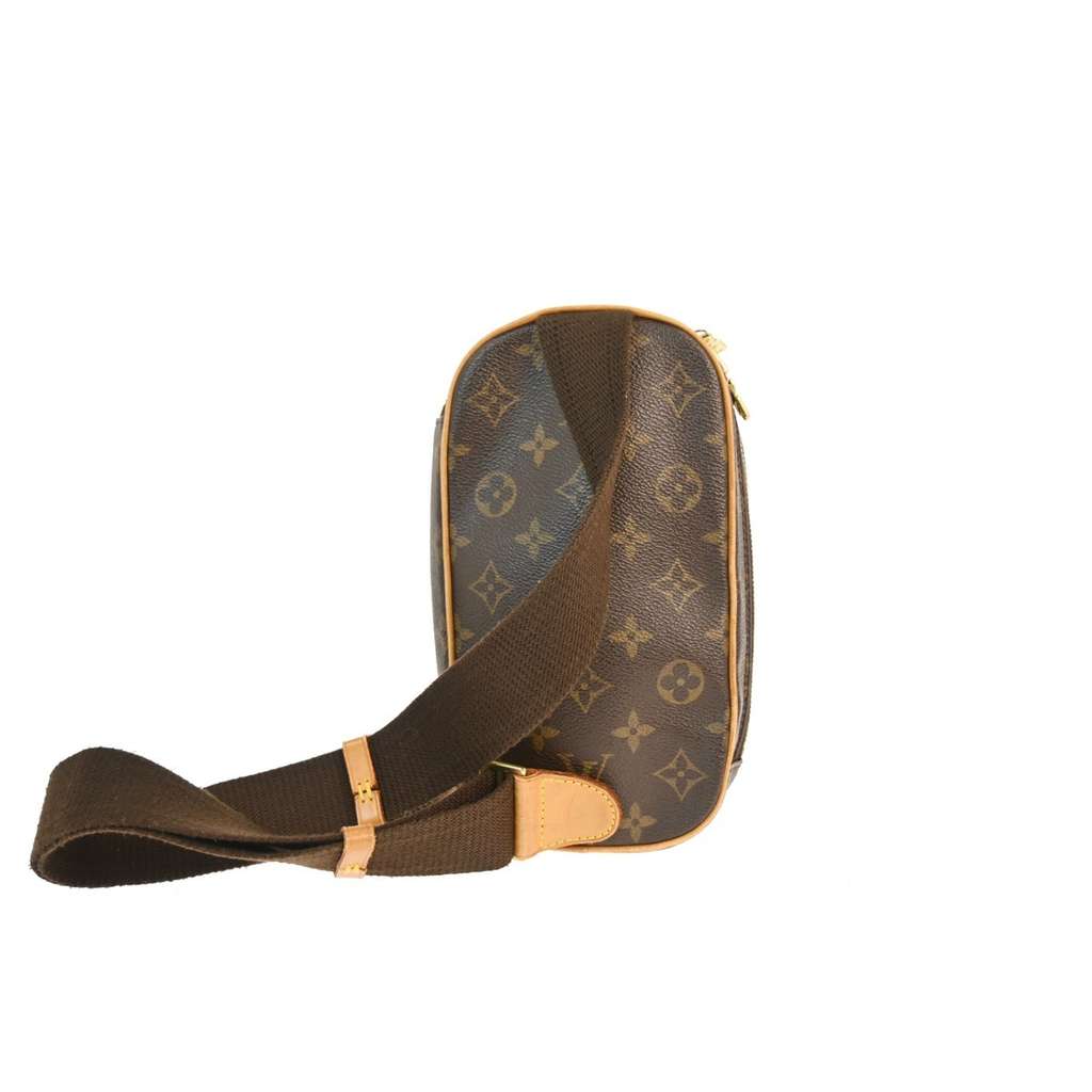Louis Vuitton Pochette Gange Brown Canvas Good condition - Back View
