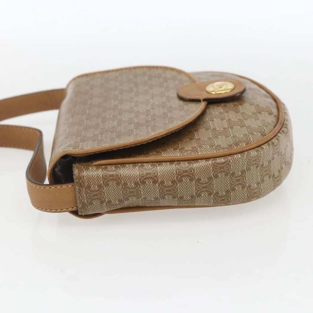 Celine Vintage Macadam Shoulder Bag Beige Good condition - Inside View