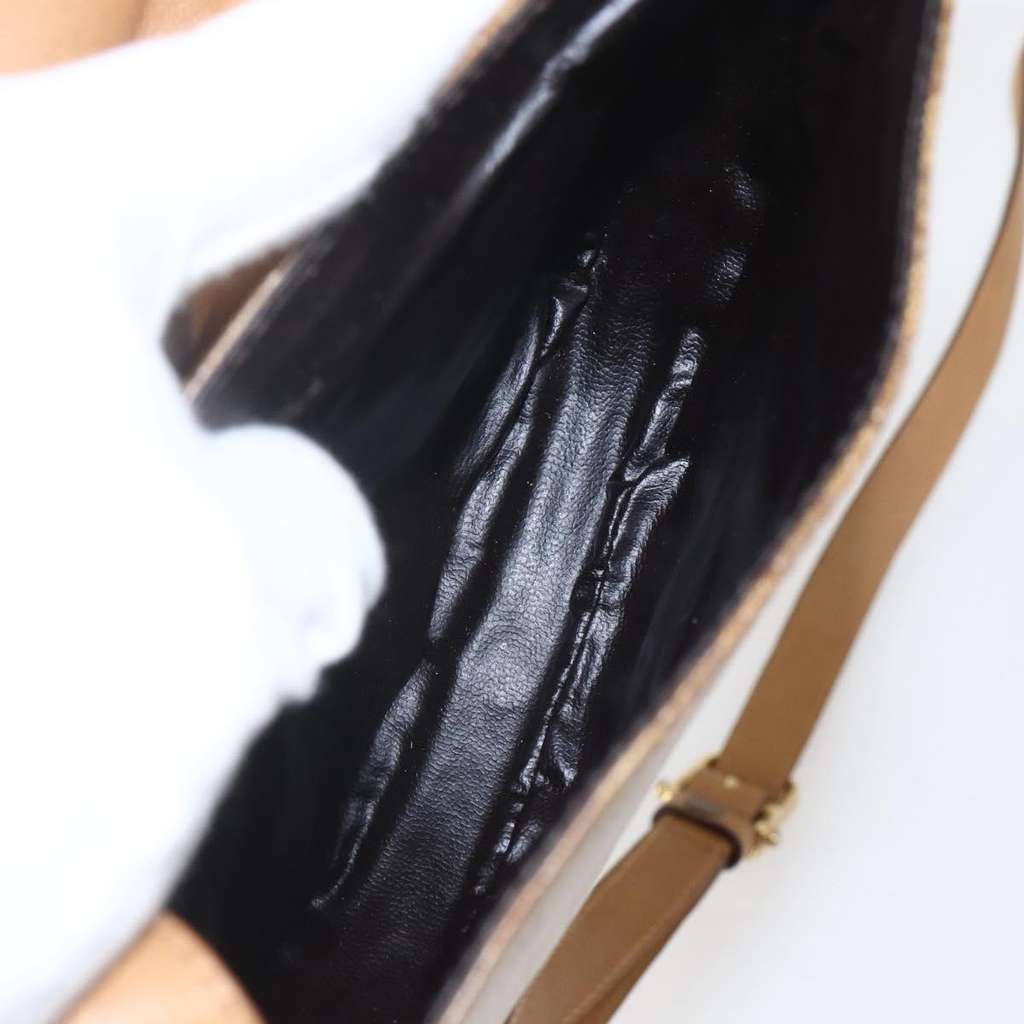 Celine Vintage Macadam Shoulder Bag Beige Good condition - Box View