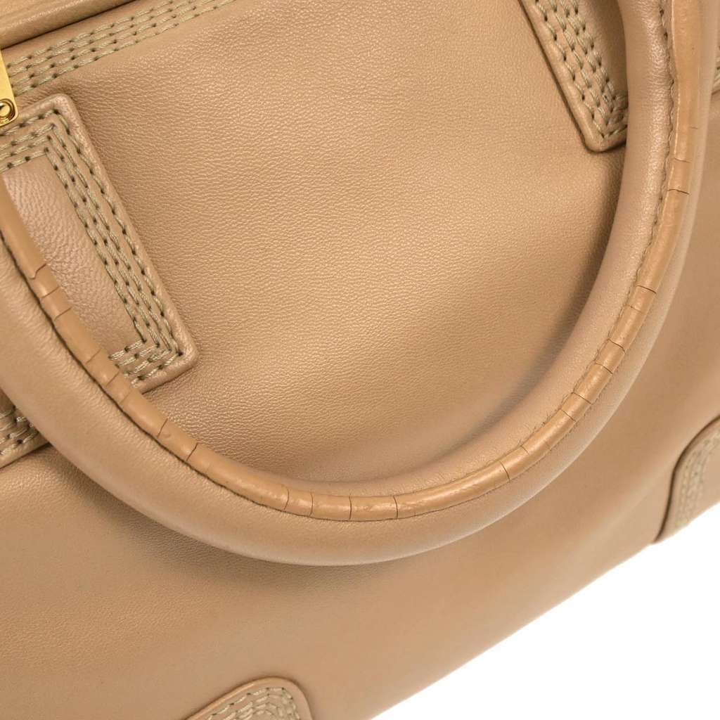 Loewe Amazona Bag Beige Leather Good condition - Box View