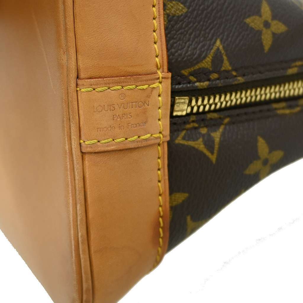 Louis Vuitton Alma Handbag Brown Canvas Fair condition - Box View
