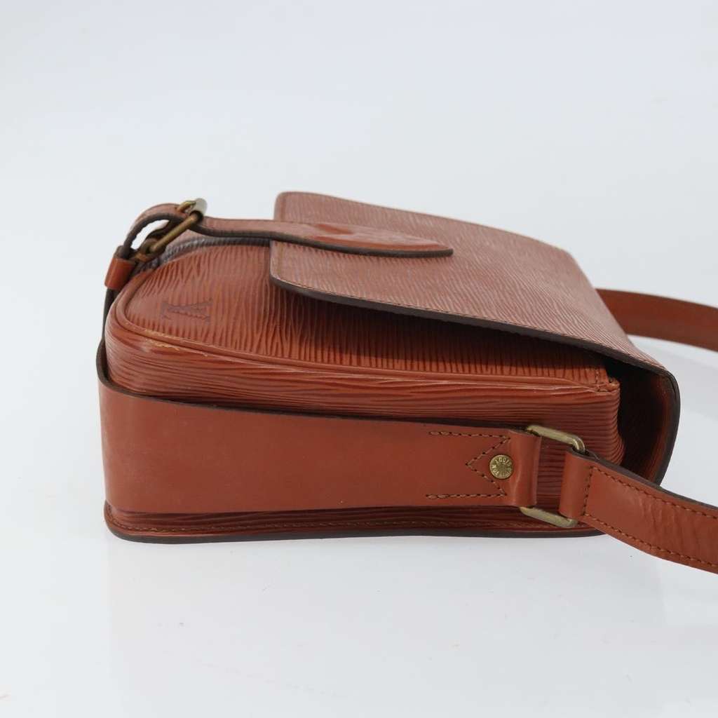 Louis Vuitton Cartouchiere Handbag Brown Leather Fair condition - Inside View