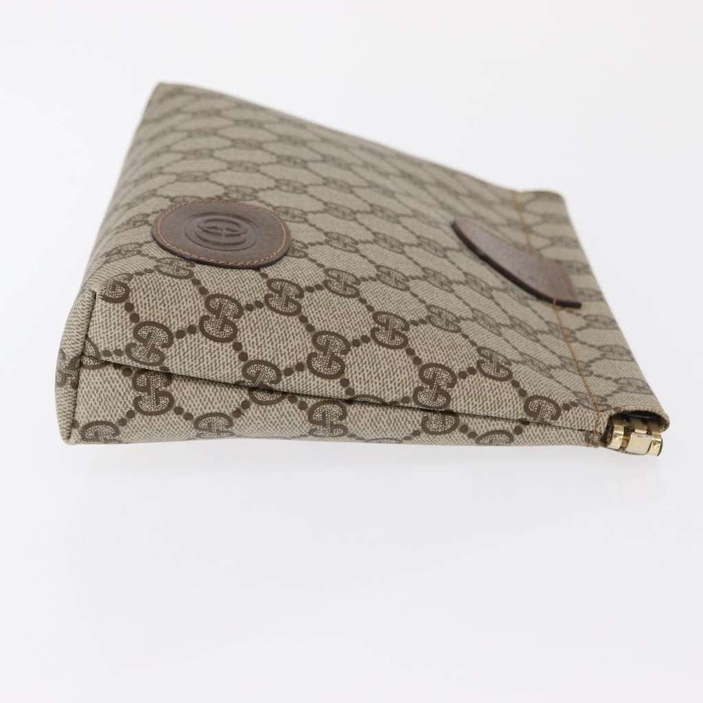 Gucci GG Supreme Clutch bag Beige Good condition - Inside View