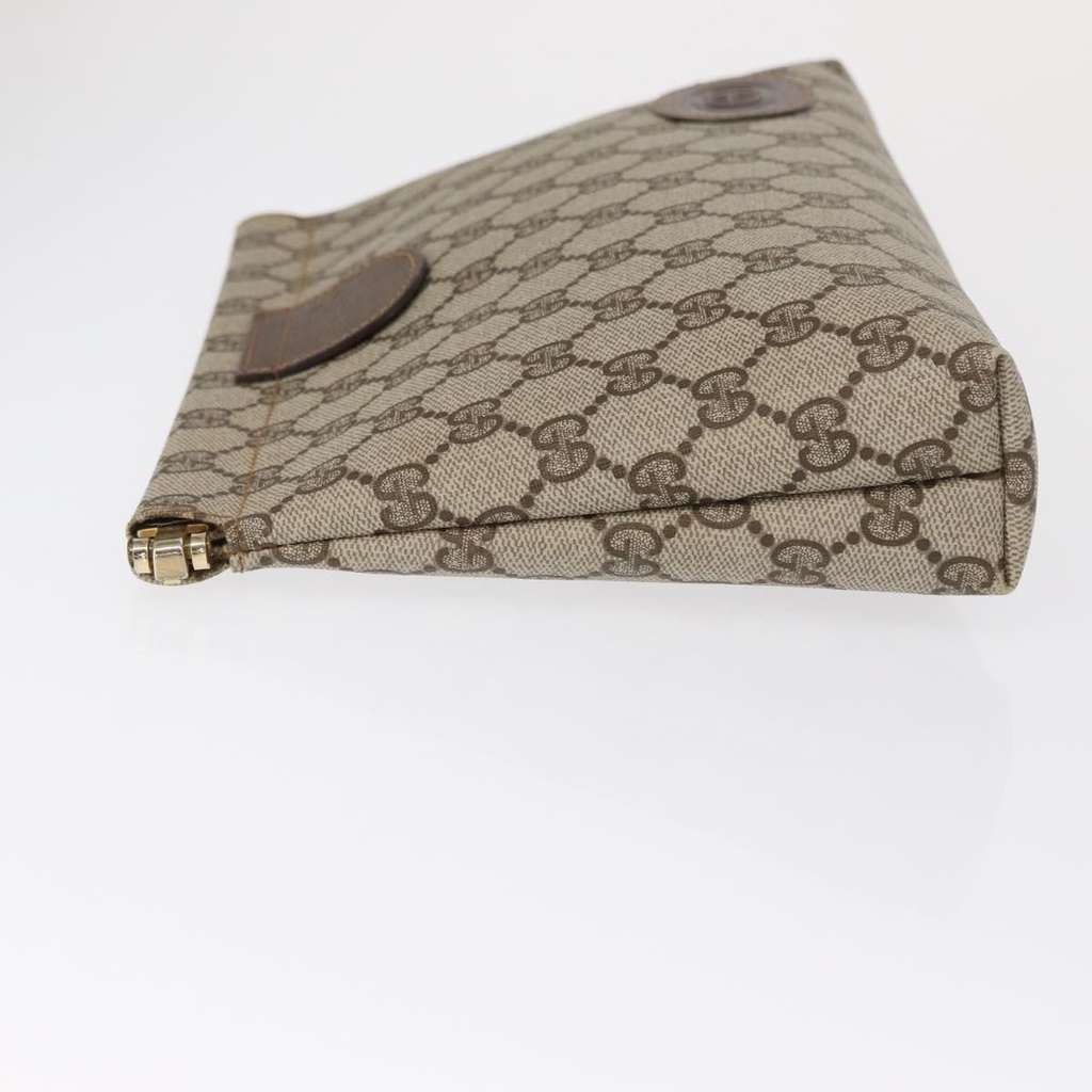 Gucci GG Supreme Clutch bag Beige Good condition - Model View