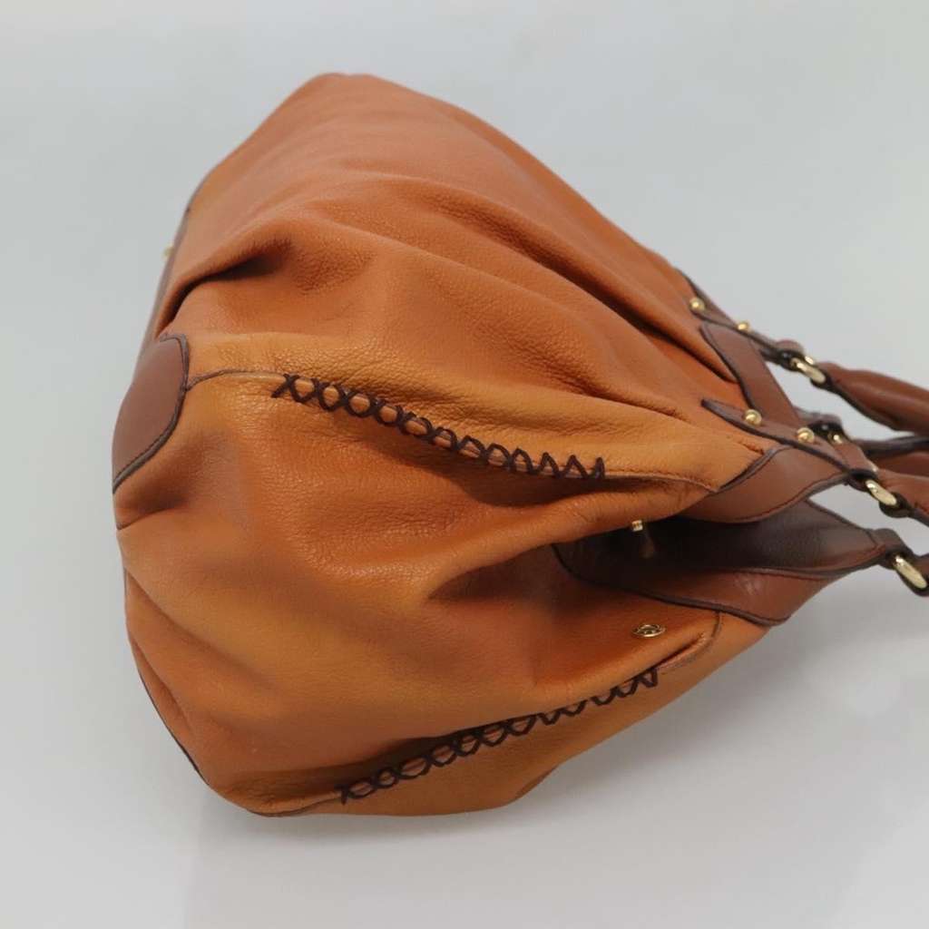 Mcm Vintage Shoulder Bag Brown Leather Good condition - Model View