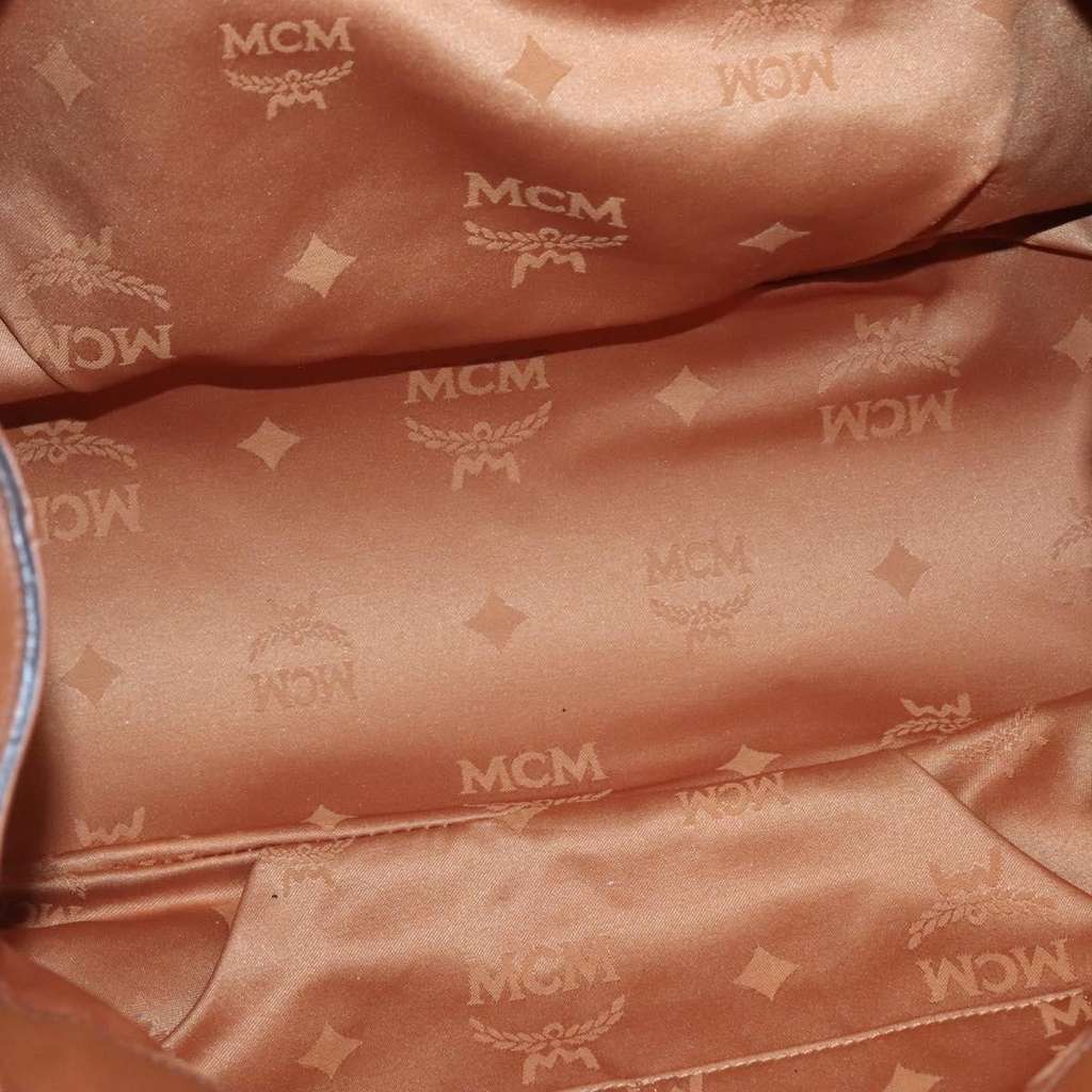 Mcm Vintage Shoulder Bag Brown Leather Good condition - Box View