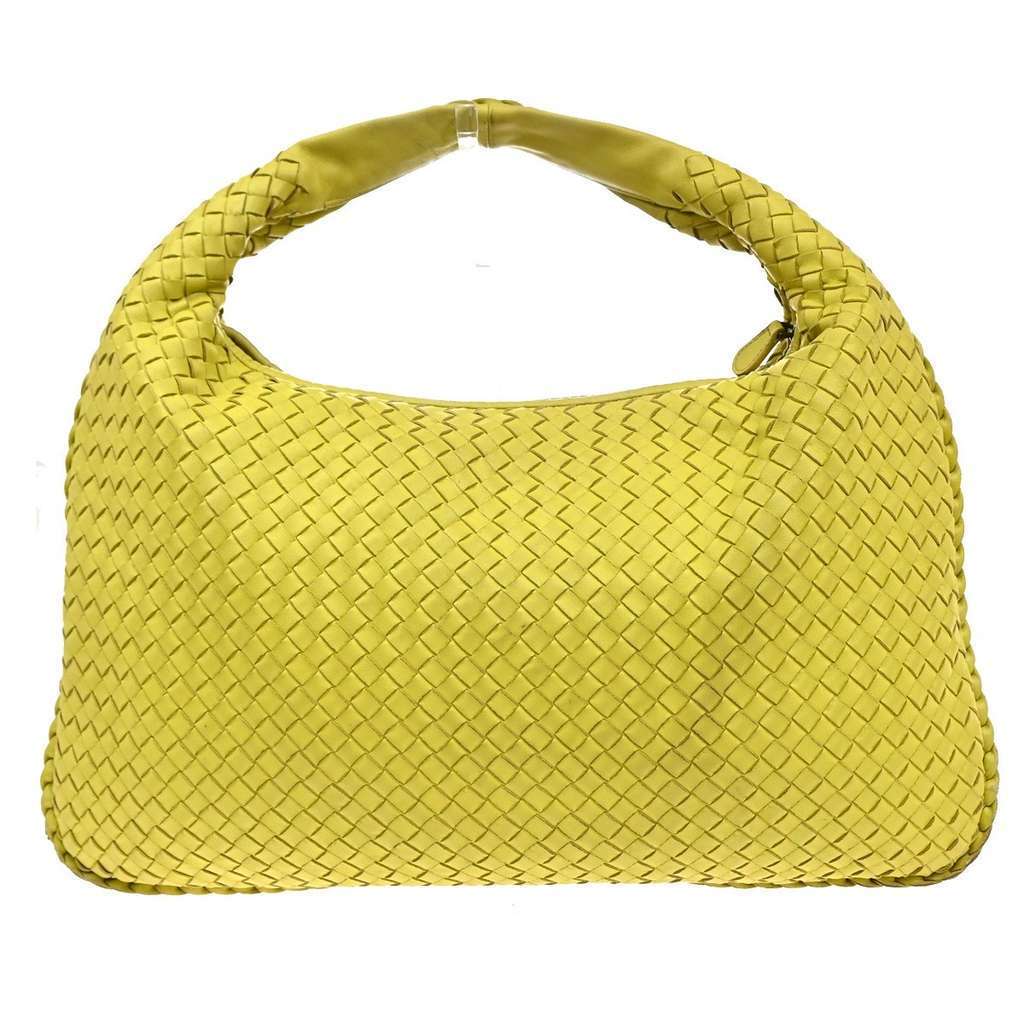 Bottega Veneta Veneta Hobo Yellow Leather Fair condition - Back View