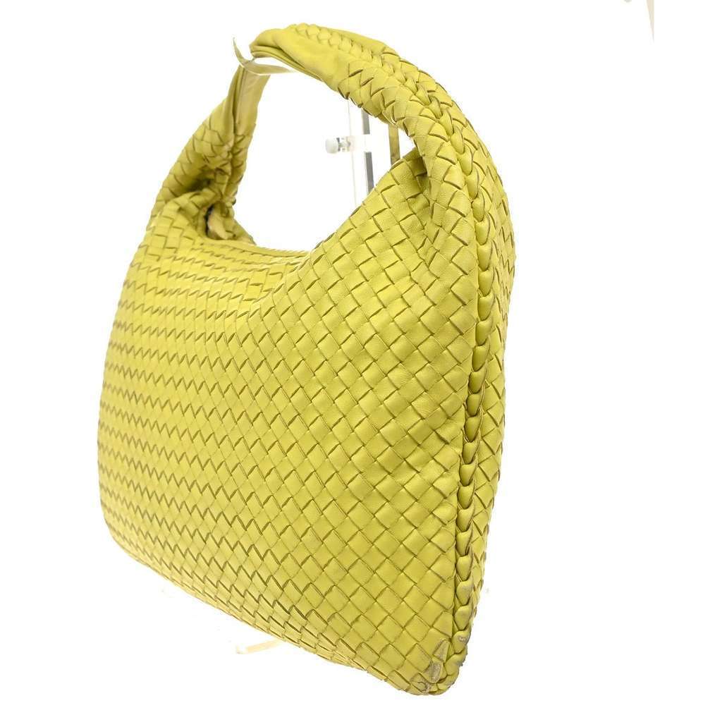 Bottega Veneta Veneta Hobo Yellow Leather Fair condition - Inside View