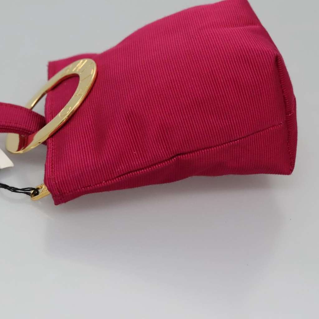 Celine Circle Logo Pouch Black Good condition - Model View