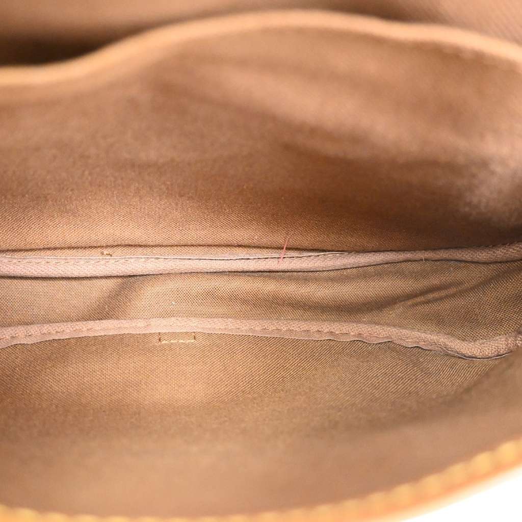 Louis Vuitton Saumur Handbag Brown Canvas Good condition - Box View