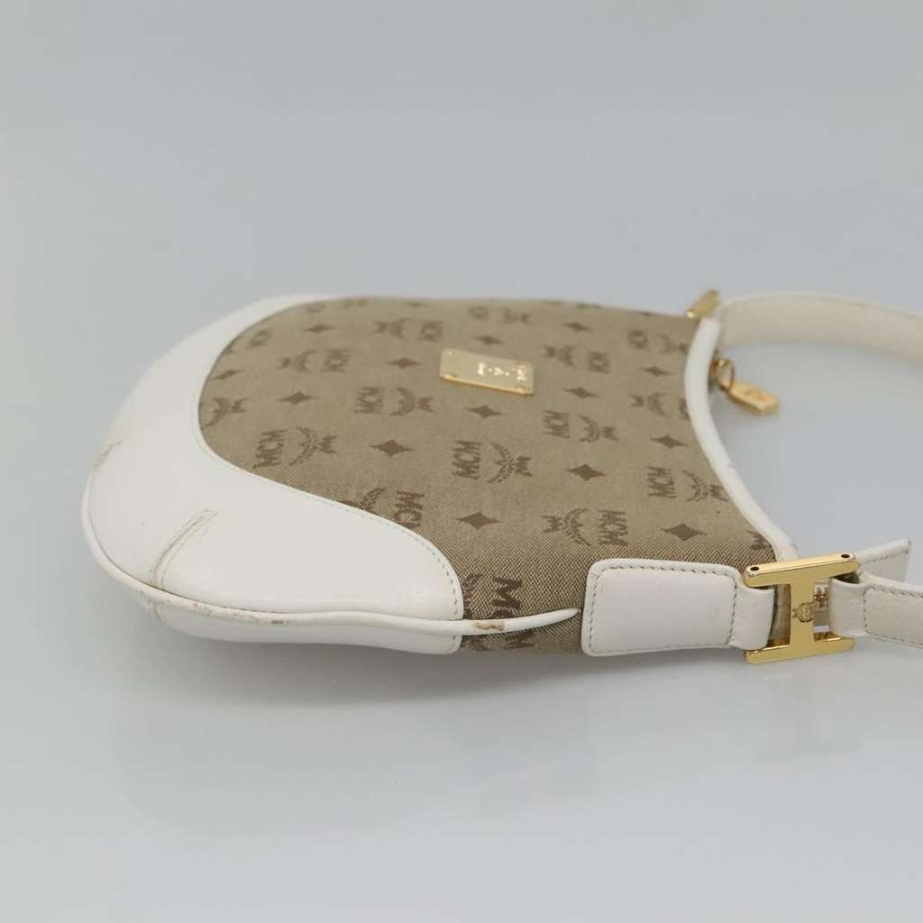Mcm Visetos Handbag Beige Canvas Good condition - Model View