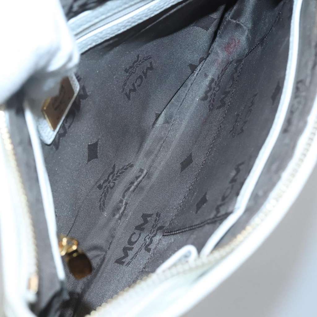 Mcm Visetos Handbag Beige Canvas Good condition - Box View