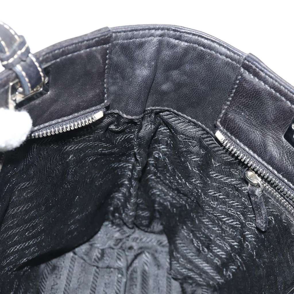 Prada Nappa Acciaio Black Leather Good condition - Inside View