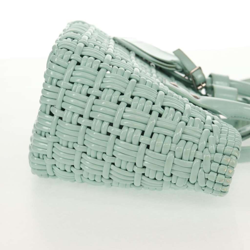 Balenciaga Bistro Panier Bag Green Rubber Good condition - Inside View