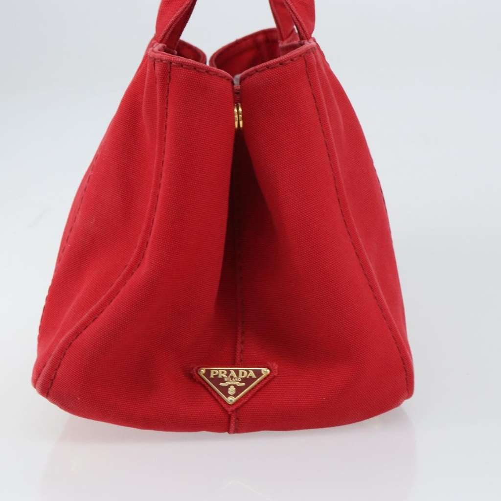 Prada Canapa Tote Red Canvas Good condition - Inside View