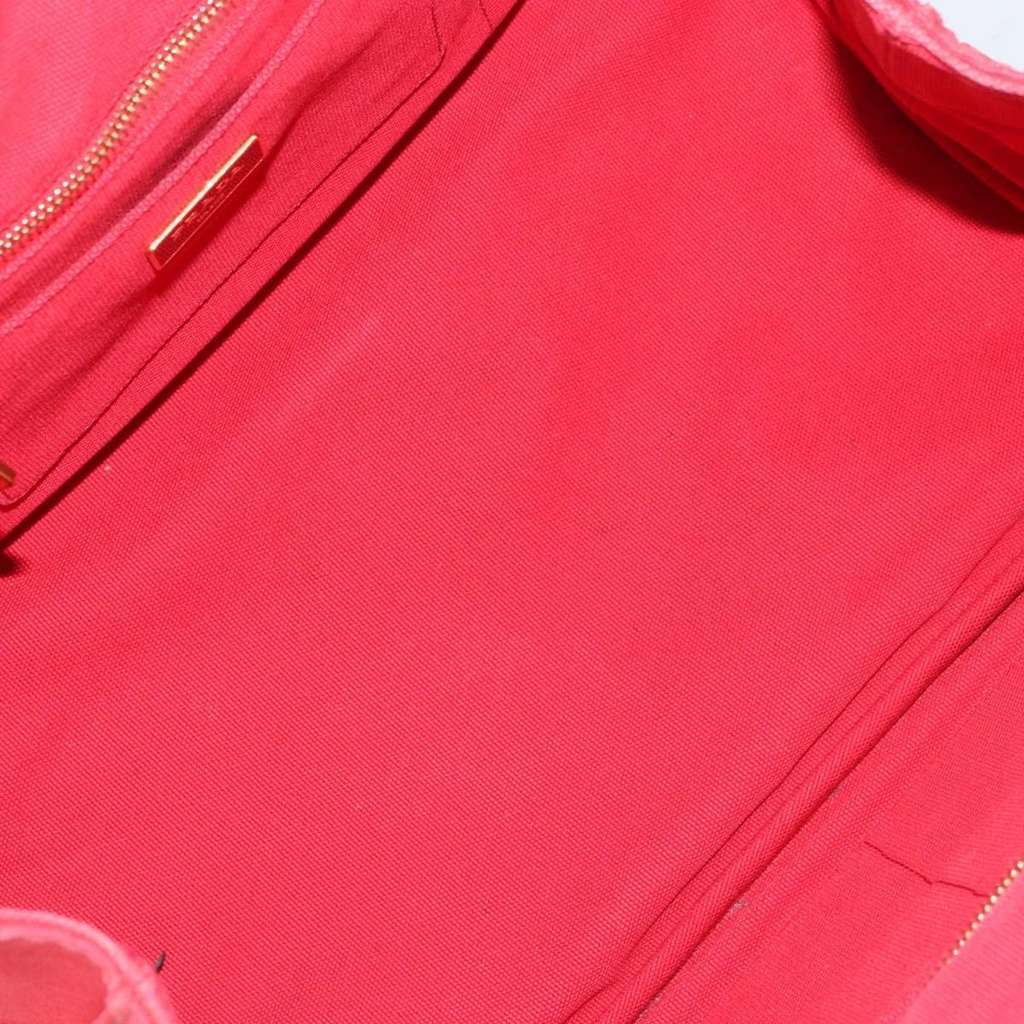 Prada Canapa Tote Red Canvas Good condition - Box View