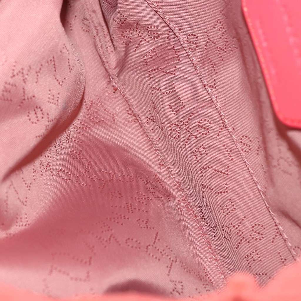 Stella Mccartney Falabella Fold Over Flap Crossbody Bag Orange Polyester Good condition - Box View