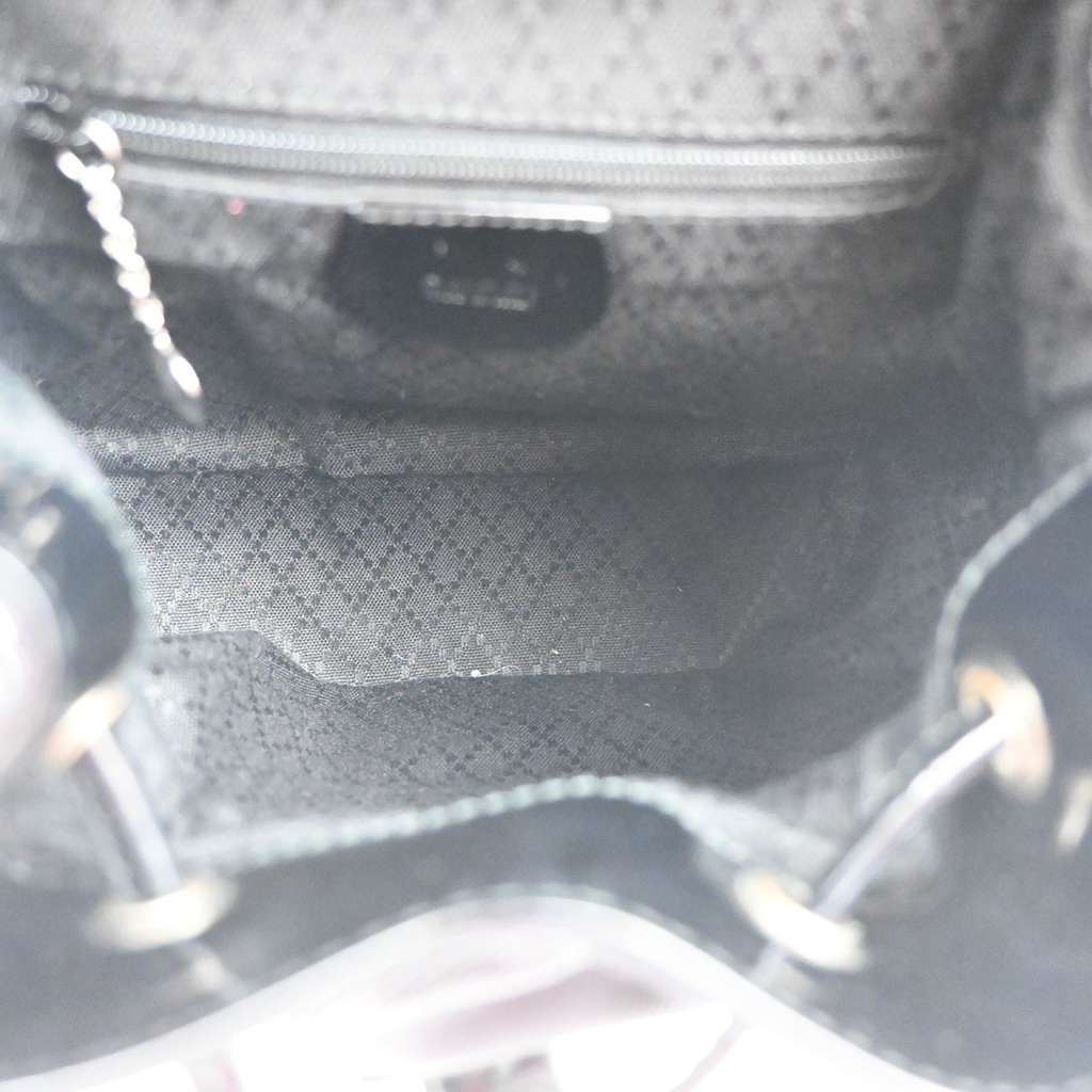 Gucci Vintage Bamboo Backpack Black Good condition - Box View