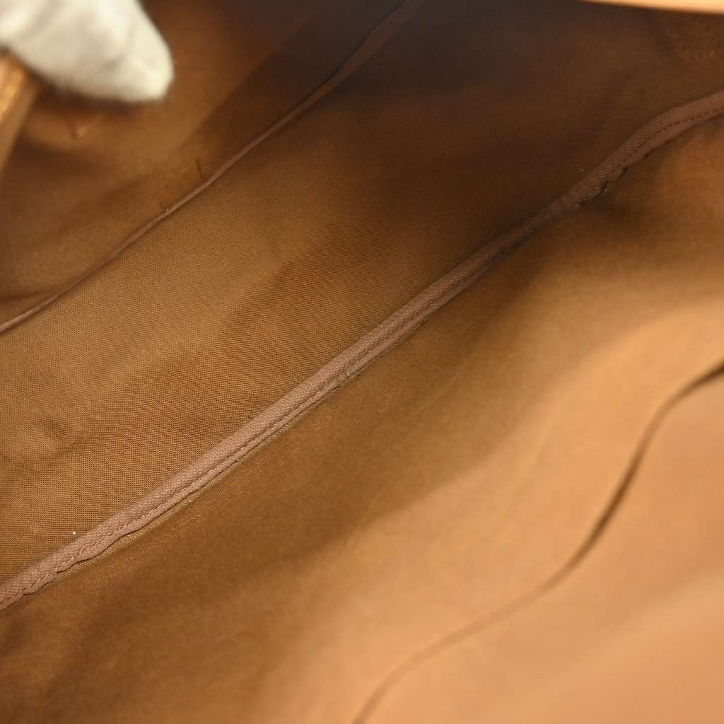 Louis Vuitton Saumur Handbag Brown Canvas Good condition - Inside View