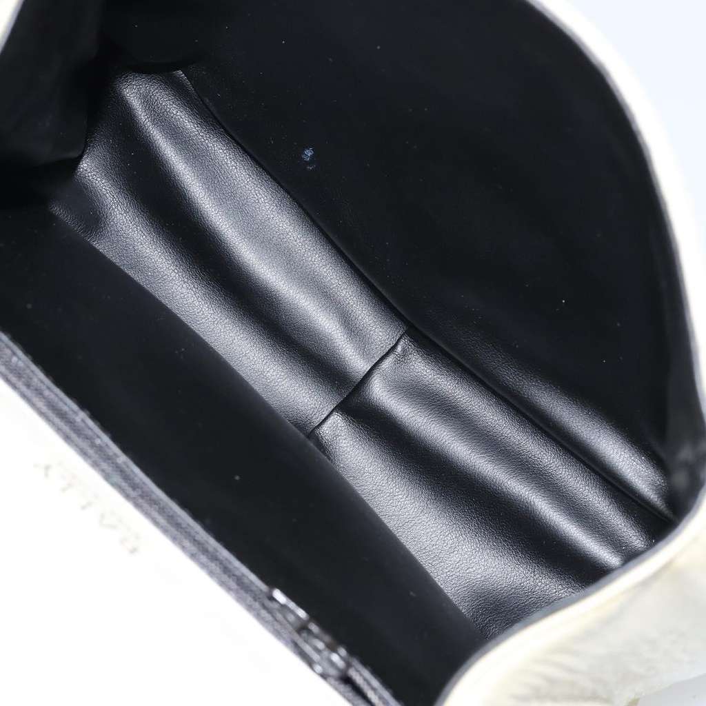 Bally Vintage Handbag White Leather Good condition - Box View