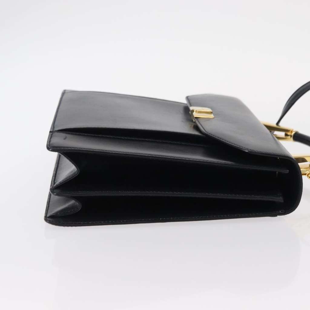 Bally Vintage Handbag Navy Leather Good condition - Inside View