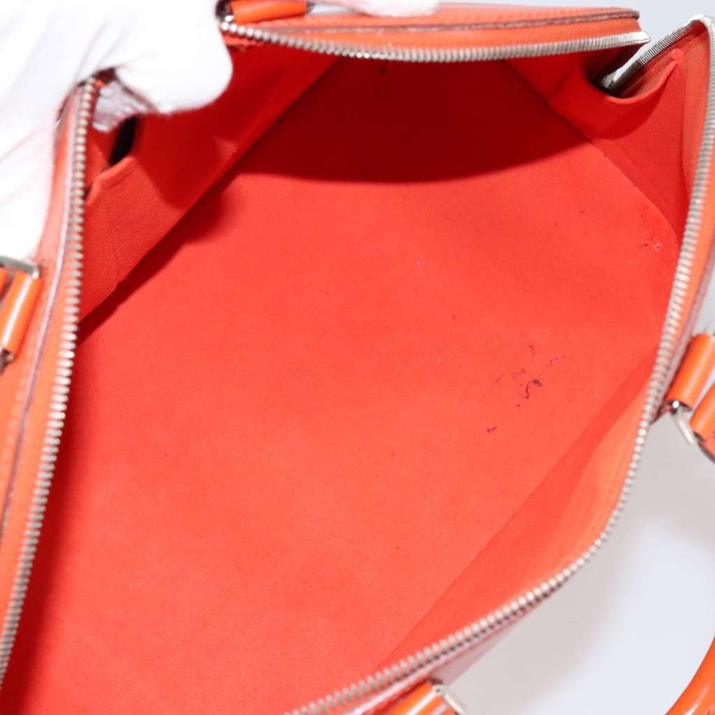 Louis Vuitton Alma Handbag Orange Leather Good condition - Box View