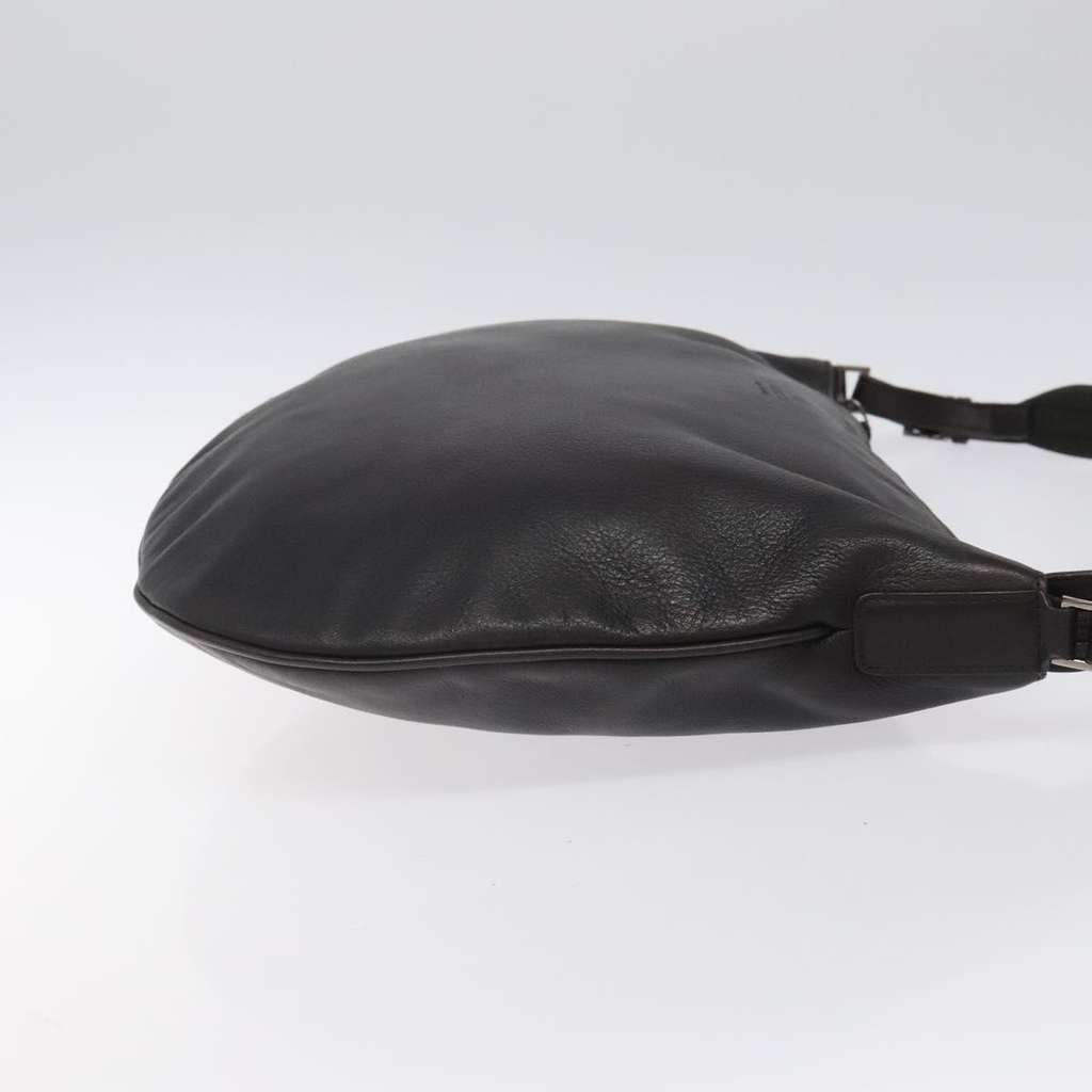 Gucci Vintage Shoulder Bag Brown Leather Good condition - Inside View