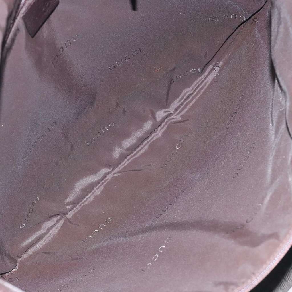 Gucci Vintage Shoulder Bag Brown Leather Good condition - Box View