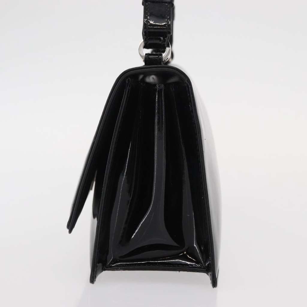 Salvatore Ferragamo Gancini Chain Shoulder bag Black Good condition - Inside View