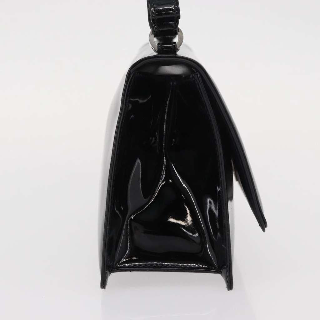 Salvatore Ferragamo Gancini Chain Shoulder bag Black Good condition - Model View