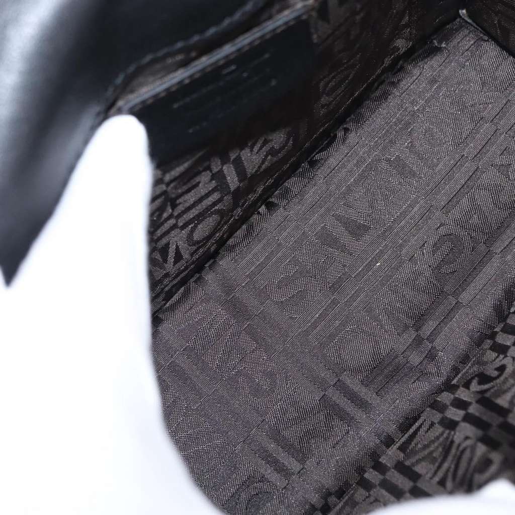 Salvatore Ferragamo Gancini Chain Shoulder bag Black Good condition - Box View