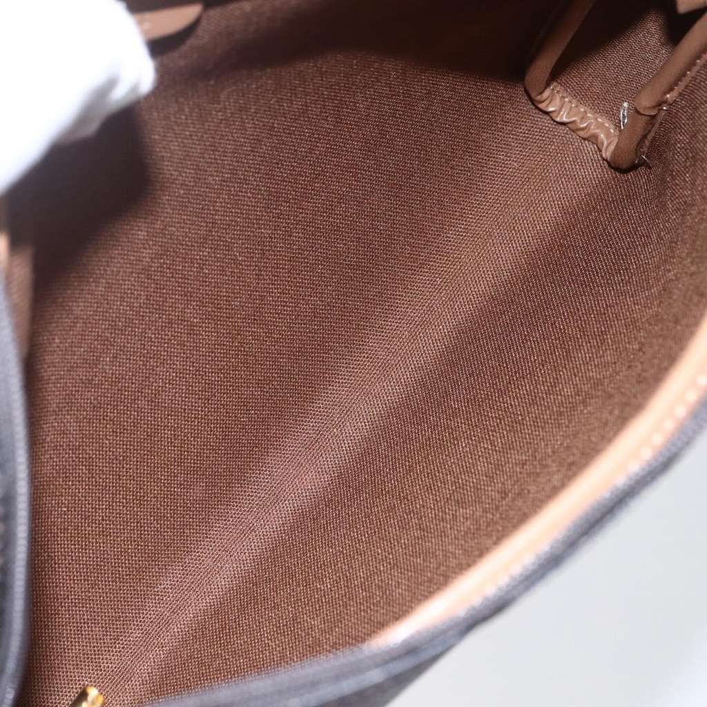 Christian Dior Vintage Honeycomb Shoulder Bag Black Canvas Good condition - Box View