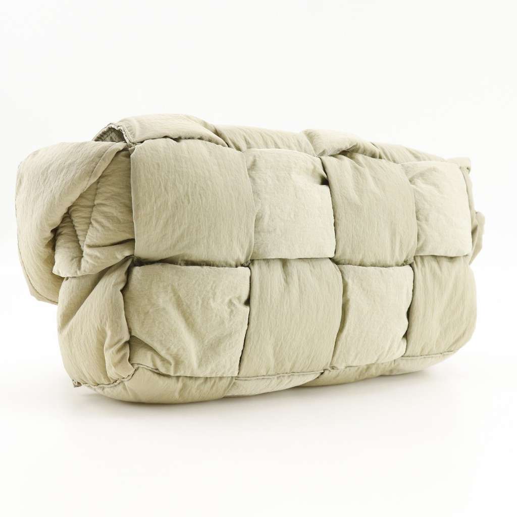 Bottega Veneta Padded Tech Cassette Crossbody Bag Khaki Good condition - Back View