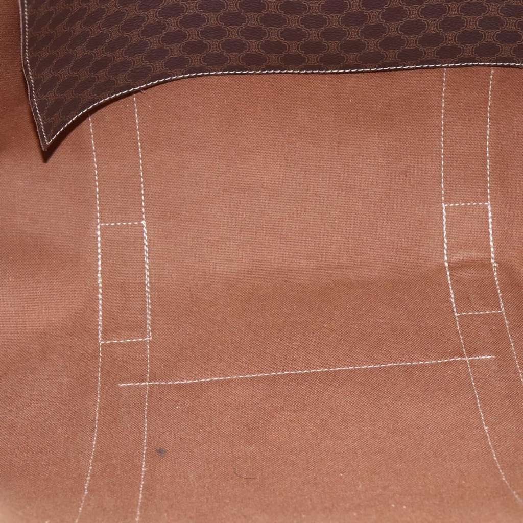 Celine Vintage Macadam Tote bag Brown Canvas Good condition - Box View