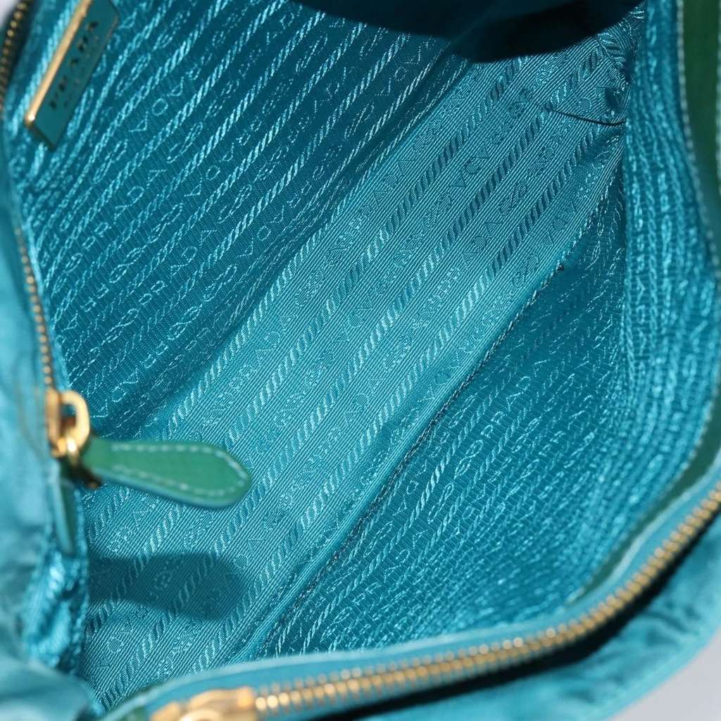 Prada Vintage Handbag Turquoise Good condition - Box View