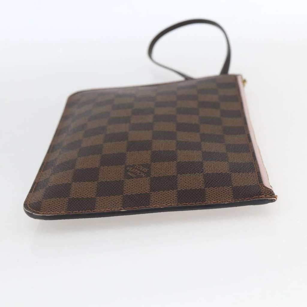Louis Vuitton Neverfull Pochette Brown Canvas Good condition - Model View