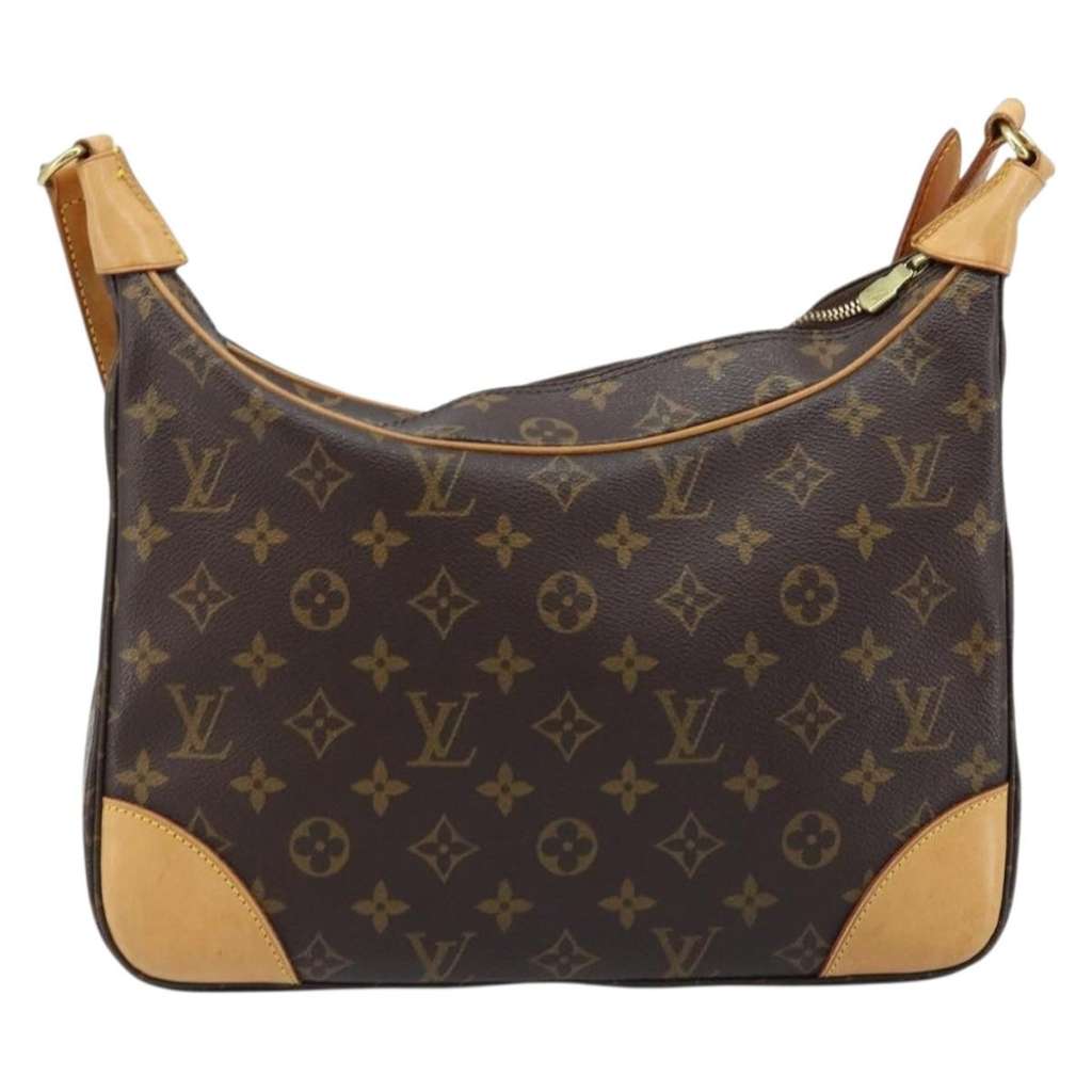 Louis Vuitton Boulogne Handbag Brown Canvas Good condition - Back View