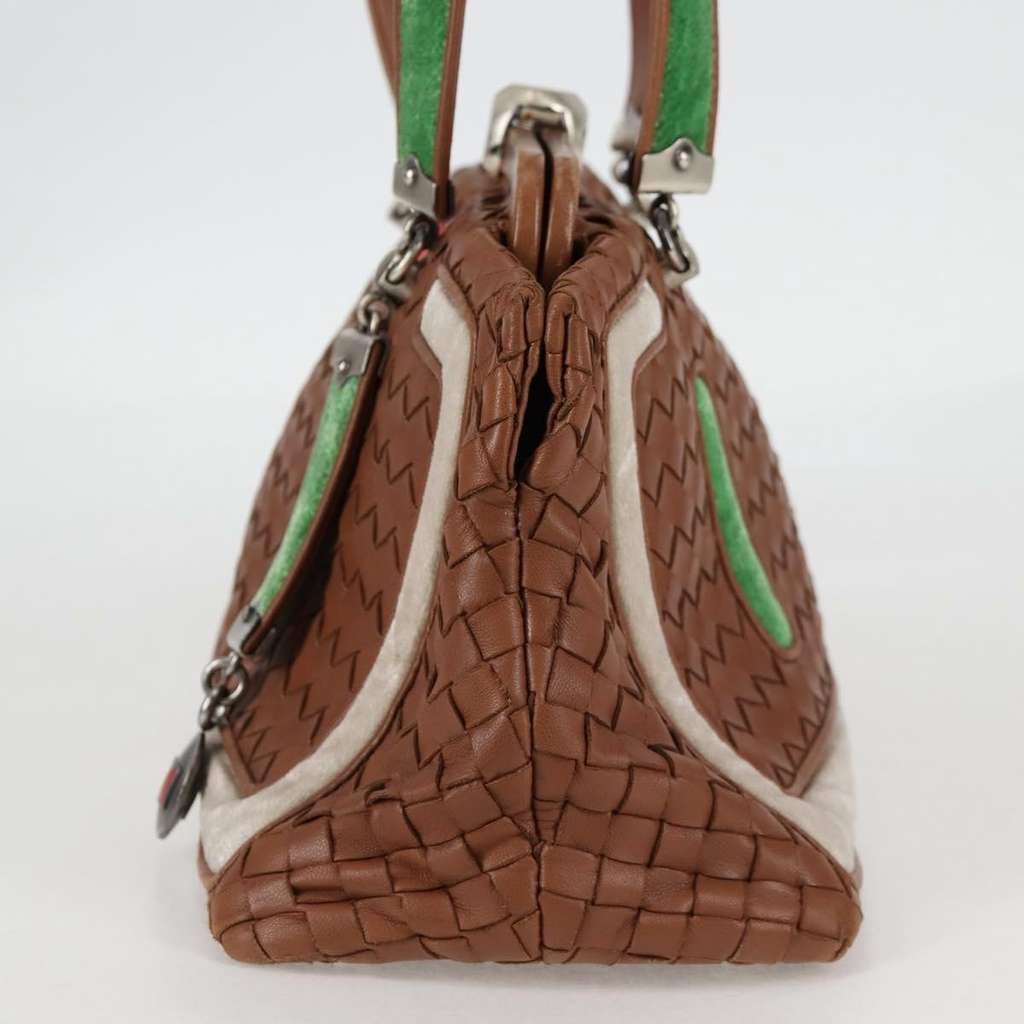 Bottega Veneta Intrecciato Brown Leather Good condition - Inside View