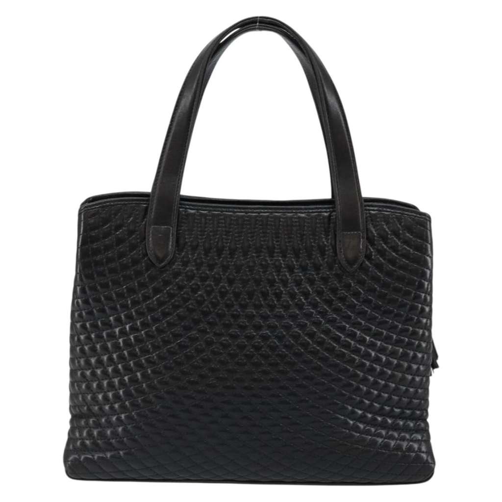 Bally Vintage Handbag Black Leather Good condition - Back View