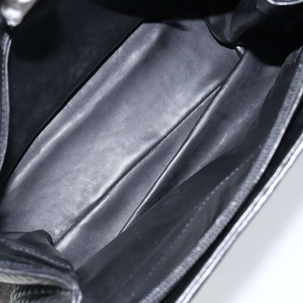 Bally Vintage Handbag Black Leather Good condition - Box View