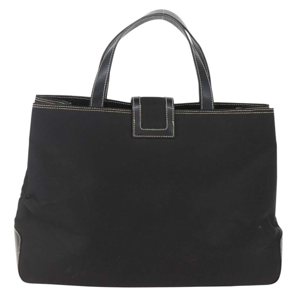 Givenchy Vintage Handbag Black Canvas Good condition - Back View