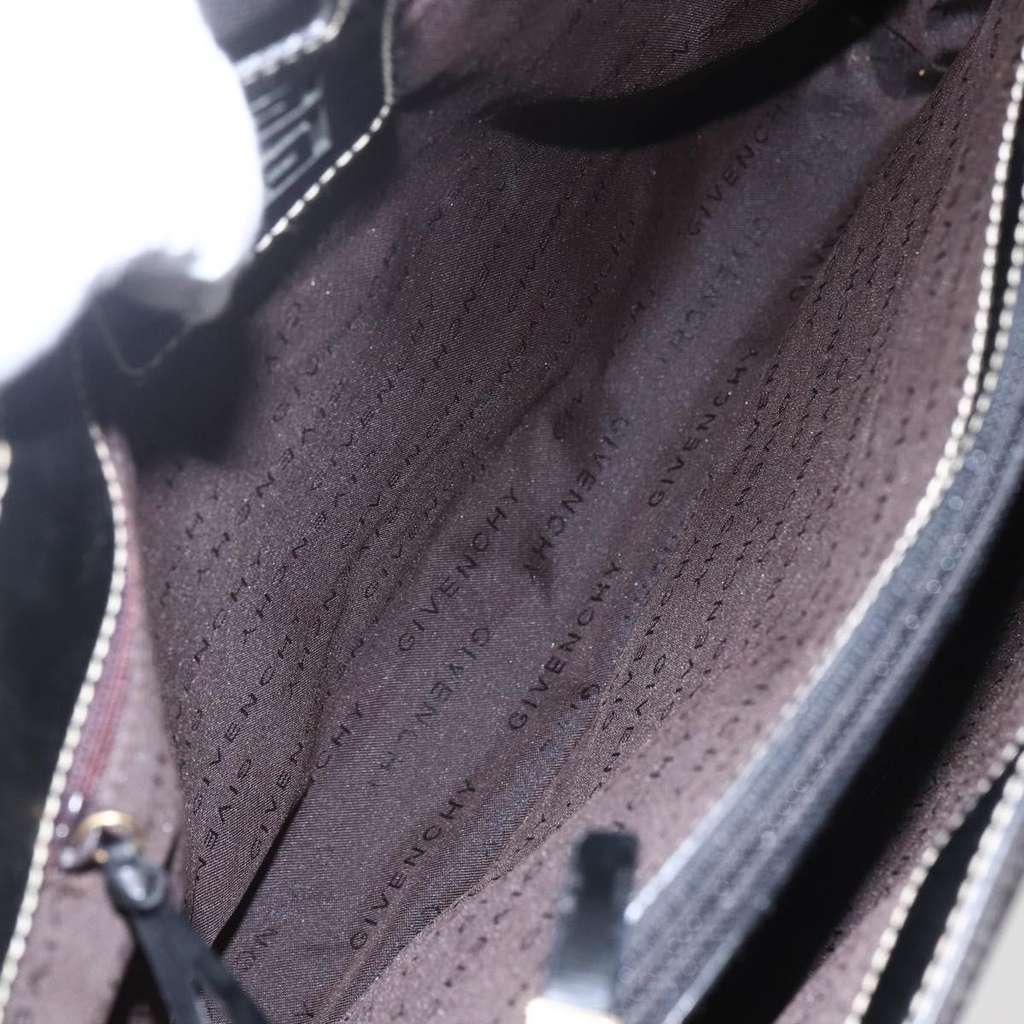 Givenchy Vintage Handbag Black Canvas Good condition - Box View