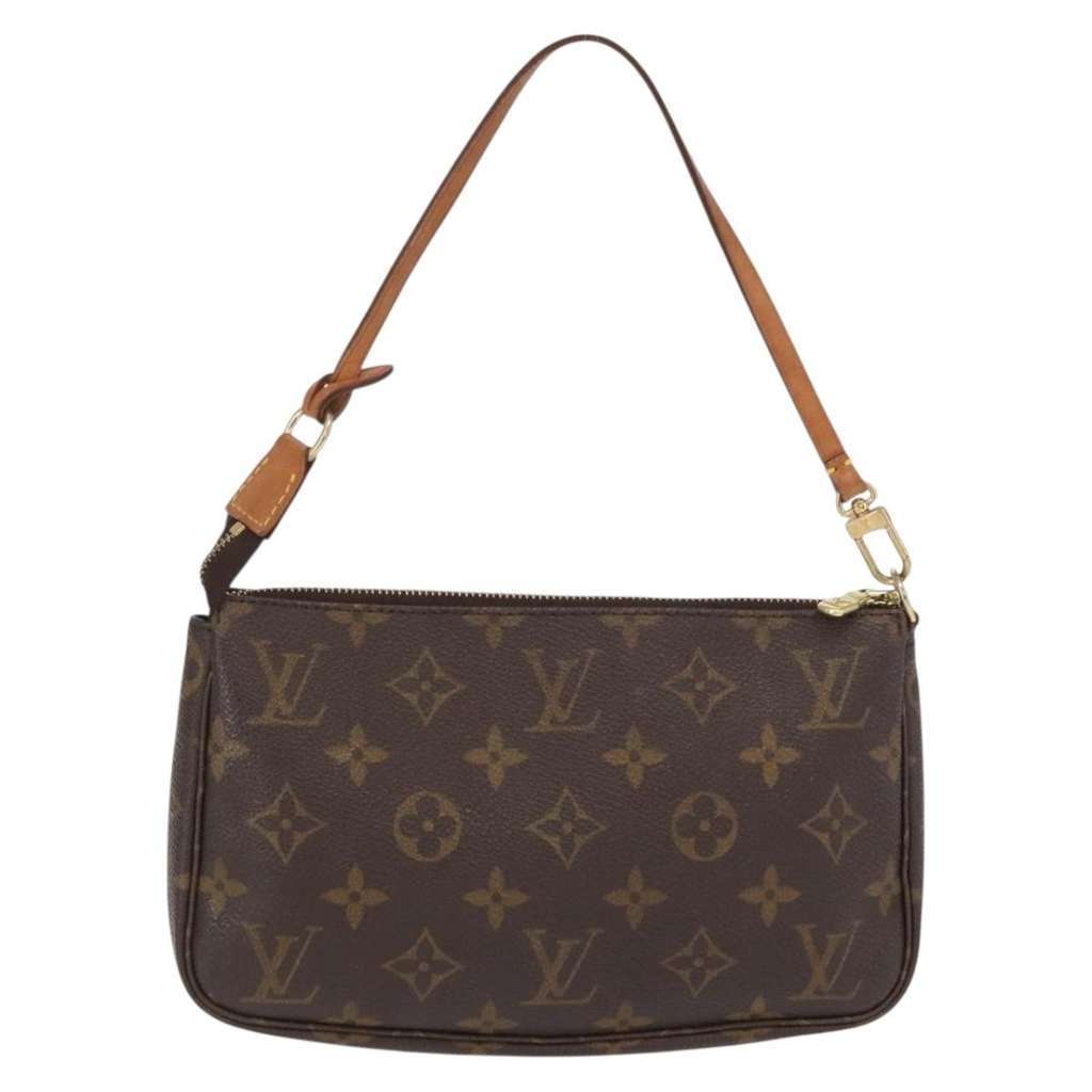 Louis Vuitton Pochette Accessoires NM Brown Canvas Good condition - Back View