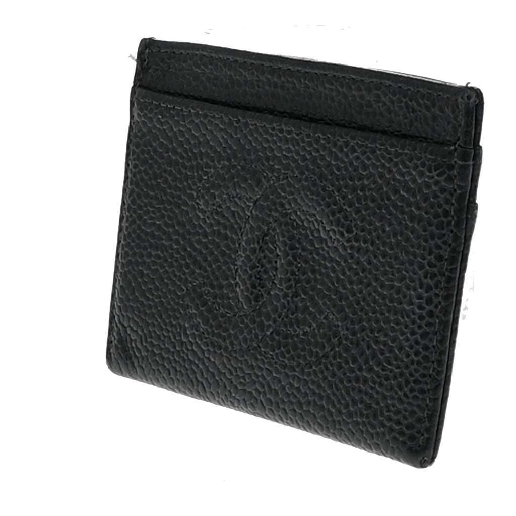 Chanel Logo CC Card case Black Good condition - Inside View